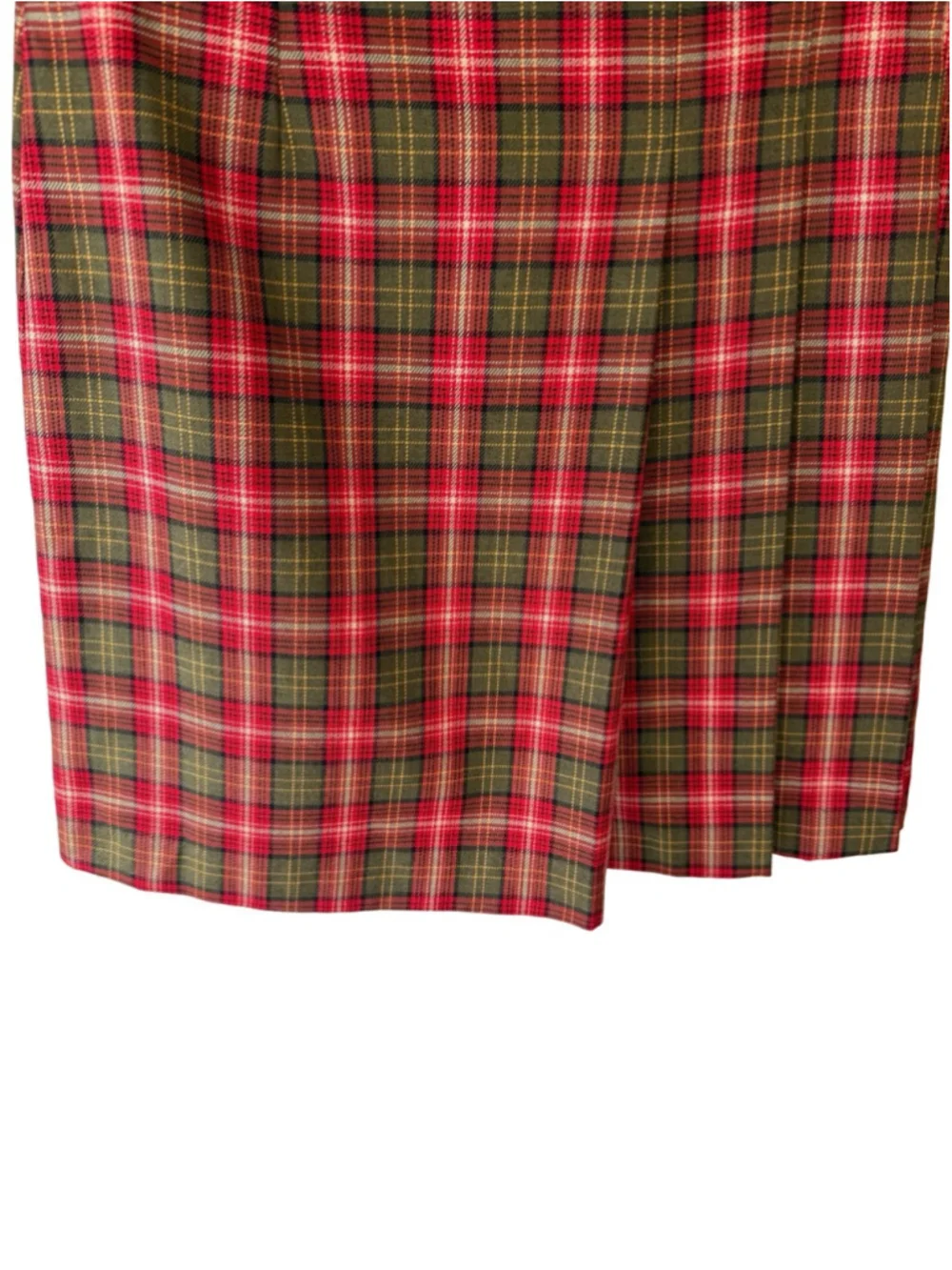 Accomplice Vintage Y2K Plaid Mini Skirt in Red and Green Size 3 Preppy 90s
